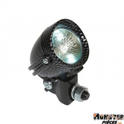 FEU-ECLAIRAGE ADDITIONNEL HALOGENE ORIENTABLE �40mm EXTERIEUR CARBONE 20W **