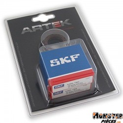 ROULEMENT D'EMBIELLAGE + JOINT 50 A BOITE ARTEK ADAPTABLE DERBI 50 SENDA, GPR-GILERA 50 SMT, RCR (MOTEUR EURO 2 + EURO 3)  (KIT 