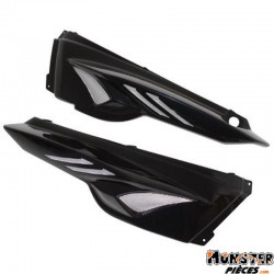 COQUE AR SCOOT BCD POUR MBK 50 STUNT-YAMAHA 50 SLIDER NOIR (XTREME AVEC GRILLES)