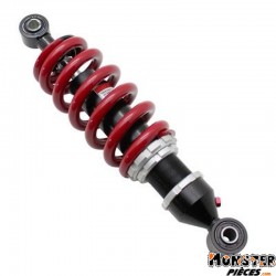 AMORTISSEUR 50 A BOITE ADAPTABLE DERBI 50 SENDA 2000> (REGLABLE - ENTRAXE 305mm)  -SELECTION P2R-