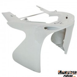 CARENAGE-TABLIER AV SCOOT ADAPTABLE MBK 50 NITRO 1997>2012-YAMAHA 50 AEROX 1997>2012 BLANC BRILLANT (INFERIEUR)