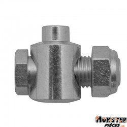 SERRE CABLE MOTO DIAM 10mm - L 15mm 3 COMPOSANTS (BLISTER DE 25) (ALGI 00426000-025)