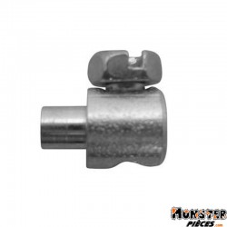 SERRE CABLE DE DECOMPRESSEUR CYCLO DIAM 7mm - L 10,5mm POUR PEUGEOT-MBK (BLISTER DE 25) (ALGI 00422000-025)