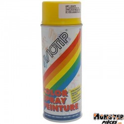 BOMBE DE PEINTURE MOTIP GLYCERO BRILLANT JAUNE COLZA spray 400ml (01679)