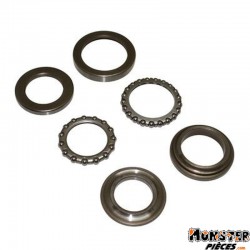 JEU DE DIRECTION SCOOT ADAPTABLE MBK 50 NITRO 2002>, STUNT 2002>-YAMAHA 50 AEROX 2002>, SLIDER 2002>  -BUZZETTI-
