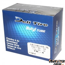CHAMBRE A AIR 18''  3.25 A 4.10-18 , 100-90-18 , 110-80-18 DELI VALVE TR4