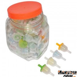 FILTRE A ESSENCE ROND DIAM 6 mm (VENDU EN KIT DE 60, COULEURS ASSORTIES)