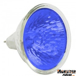 AMPOULE-LAMPE 12V 20W DICHROIQUE MR-16 DIAM 50 BLEU (PROJECTEUR MR16) (VENDU A L'UNITE) -SELECTION P2R- **