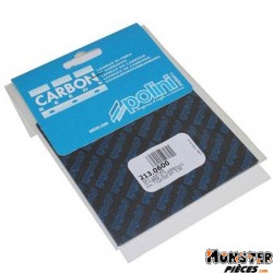 LAMELLE DE CLAPET POLINI CARBONE 0,30 FEUILLE 110X100 (x2) (213.0600)