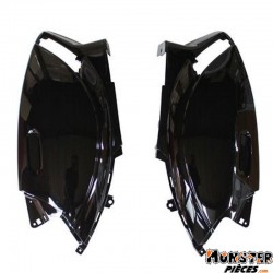 CARENAGE-COQUE AR SCOOT ADAPTABLE PIAGGIO 50 ZIP 2000> NOIR BRILLANT (PAIRE)