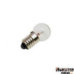 AMPOULE-LAMPE  6V  1,8W NORME E10 CULOT G14 A VIS BLANC (FEU DE POSITION) (BOITE DE 10)  -SELECTION P2R-