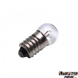 AMPOULE-LAMPE  6V  6W NORME E10 CULOT G14 A VIS BLANC (FEU DE POSITION) (BOITE DE 10)  -SELECTION P2R-