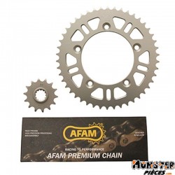 KIT CHAINE ADAPTABLE KTM 65 SX 2011> 420  14x46  -AFAM-