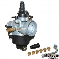 CARBURATEUR 50 A BOITE P2R 17,5 TYPE PHVA (SEND) (MONTAGE SOUPLE, AVEC GRAISSAGE ET DEPRESSION, STARTER A LEVIER) + 6 GICLEURS +
