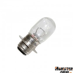 AMPOULE-LAMPE 12V 35-35W CULOT P15D25 BLANC (PROJECTEUR) (VENDU A L'UNITE)  -FLOSSER-