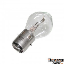 AMPOULE-LAMPE  6V 35-35W NORME S2 CULOT BA20D STANDARD BLANC (PROJECTEUR) (VENDU A L'UNITE)  -FLOSSER-