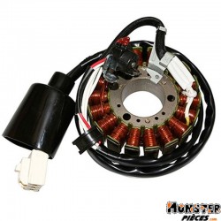 STATOR ALLUMAGE MAXISCOOTER ADAPTABLE YAMAHA 400 MAJESTY 2004>2008-MBK 400 SKYLINER 2004>2008 (18 POLES)  -SELECTION P2R-
