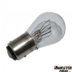AMPOULE-LAMPE  6V 21-5W NORME P21-5W CULOT BAY15D BLANC (FEU POSITION + STOP) (VENDU A L'UNITE)  -FLOSSER-