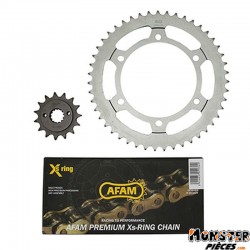 KIT CHAINE ADAPTABLE HONDA XL 600 V 1989>2000  525  15x47  (DEMULTIPLICATION ORIGINE)  -AFAM-