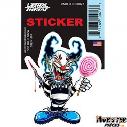 AUTOCOLLANT-STICKER LETHAL THREAT BLUE CLOWN (7x11cm) (RC00073)