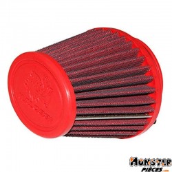 FILTRE A AIR MALOSSI E18 POUR PHBG 15-21 ET PHBL 20-26 FILETES (DIAM 100-73x95mm) ROUGE
