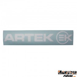AUTOCOLLANT ARTEK BLANC (PLANCHE 390mm x 90mm AVEC 1 ARTEK et 1 EK)