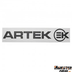 AUTOCOLLANT ARTEK NOIR (PLANCHE 390mm x 90mm AVEC 1 ARTEK et 1 EK)